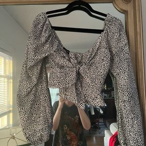 Kittenish Ruffle Crop Top